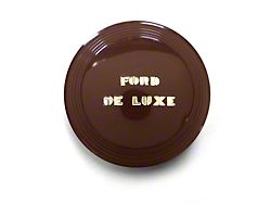 LimeWorks Forty Retro Steering Wheel Horn Button; Red Ford Script
