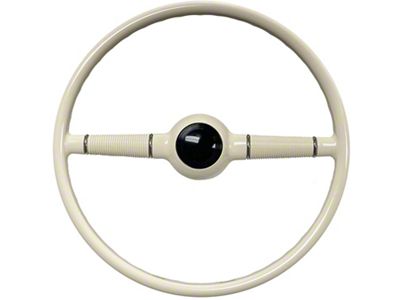 LimeWorks 16-Inch Forty Steering Wheel with 3-Bolt Adapter; Black and Red (09-27 Model T, Model TT)