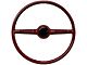 LimeWorks 16-Inch Forty Steering Wheel with GM Adapter; Red (09-27 Model T, Model TT)