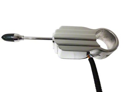 LimeWorks Double Split Style Clamp Turn Signal Indicator Lever; 1-3/4-Inch Diameter; Art Deco Polished (09-27 Model T, Model TT)