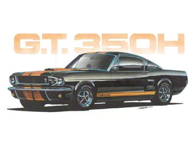 Limited Edition Print, Mustang, Shelby GT350H, Black, 1966