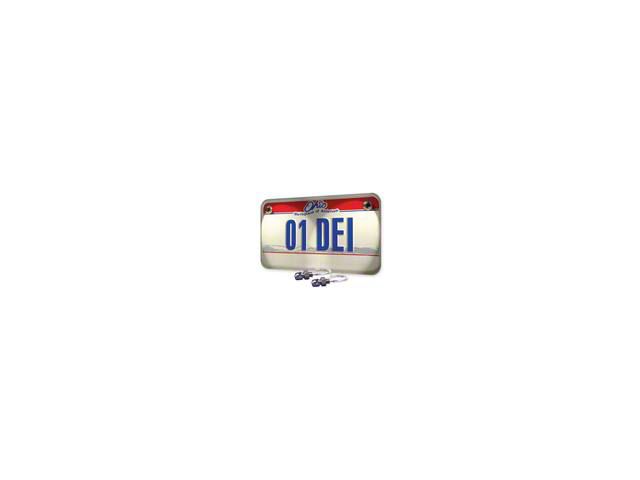 Lite'N Boltz LED License Plate Lighting Kit Satin Dome Head 2-pc.