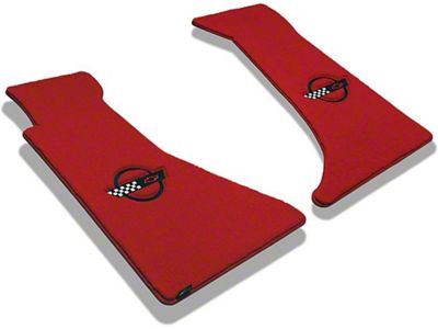 Lloyd Mats, Floor Mats With C4 Embroidered Logos, Velourtex 56443 Corvette 1991-1994