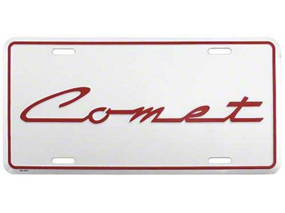 Logo License Plate - Comet