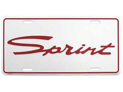 Logo License Plate - Sprint