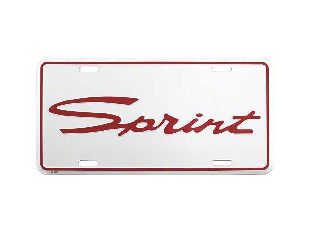 Logo License Plate - Sprint