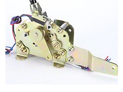 Lokar GM 6L80 Electronic Sport Shifter with Black 10-Inch Single Bend Lever and Mushroom Black Knob (Universal; Some Adaptation May Be Required)