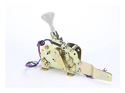 Lokar Ford 6R80 Electronic Sport Shifter with Chrome 10-Inch Single Bend Lever and Mushroom Knob (Universal; Some Adaptation May Be Required)