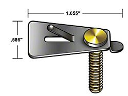 Lower Door Taper Moulding Clip (1963 Galaxie)