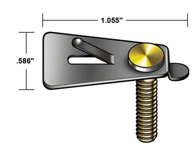 Lower Door Taper Moulding Clip - Ford