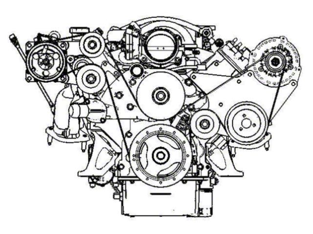 LS Engine Air Conditioning Bracket Kit, Camaro Or GTO, Pre-2013