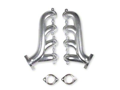 LS Swap Exhaust Manifolds Silver Ceramic Finish Flowtech