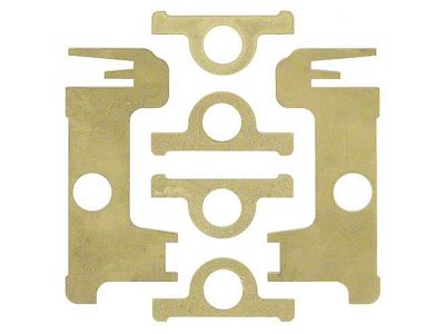 Main Bearing Shim Set - 6 Pieces - Laminated Style - 4 Cylinder Ford Model B
