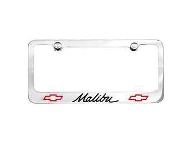 Malibu License Plate Frame, 1964-1967