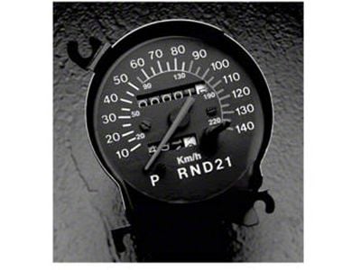 Malibu Speedometer 140 MPH Decal, For Round Speedometer & Cars With Automatic Transmission, 1978-1983