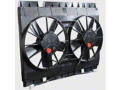 Maradyne Mach Two Series Dual Puller Electric Fan with Top Flange; 225-Watt; 11-Inch (Universal; Some Adaptation May Be Required)