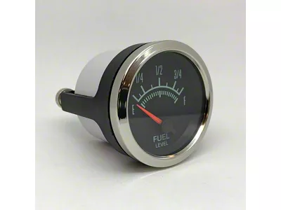 Marshall Instruments COMP II 60's Muscle 2-1/16-Inch Programmable Fuel Level Gauge; Polished Stainless Steel Bezel (Universal; Some Adaptation May Be Required)