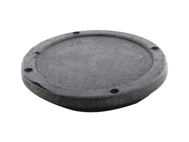 Master Cylinder Cover - Plugs In Floor - Rubberized Over Steel - Ford Passenger