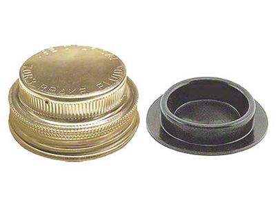 Master Cylinder Filler Cap - Original Gold Color - Drum Brakes - Ford & Mercury