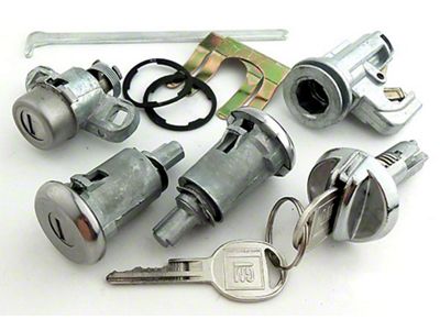 Glove Box, Door & Trunk Lock Set, 70-73