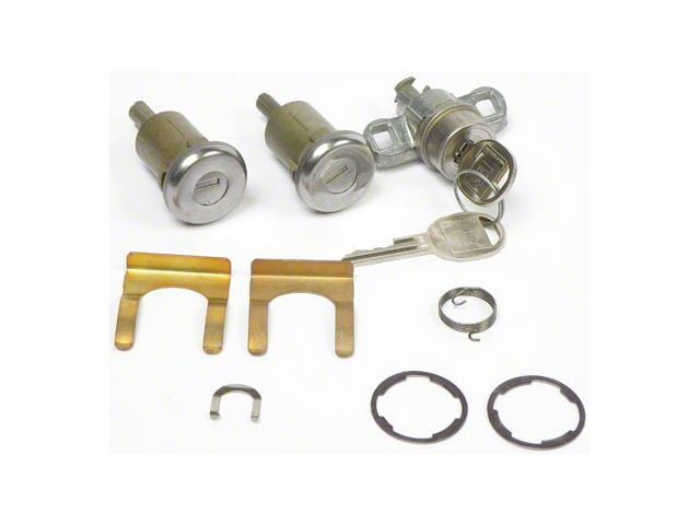 Max Performance Camaro Trunk And Door Lock Set 1970-1973