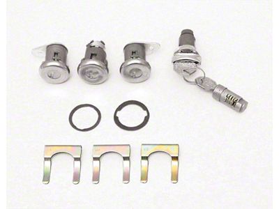 Ignition/Doors/Trunk/Glove Box Lock Set, 1959-1962 (Convertible)