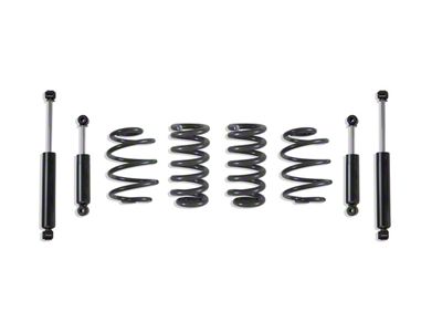Max Trac Lowering Kit with Max Trac Shocks; 2-Inch Front / 4-Inch Rear (65-72 C10)
