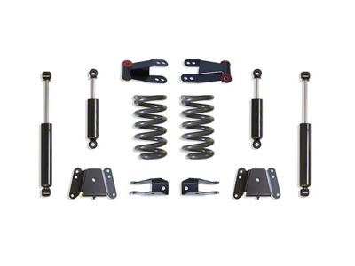 Max Trac Lowering Kit with Max Trac Shocks; 2-Inch Front / 4-Inch Rear (75-86 C10)
