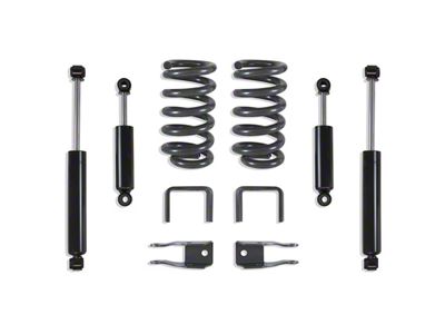 Max Trac Lowering Kit with Max Trac Shocks; 3-Inch Front / 5-Inch Rear (73-87 C10)