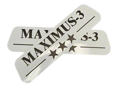 Maximus-3 Logo Decals