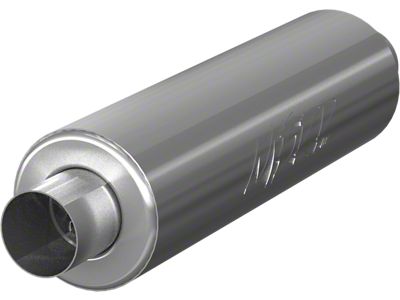 MBRP Armor Lite Chambered Center/Center Muffler; 3-Inch Inlet/3-Inch Outlet (Universal; Some Adaptation May Be Required)