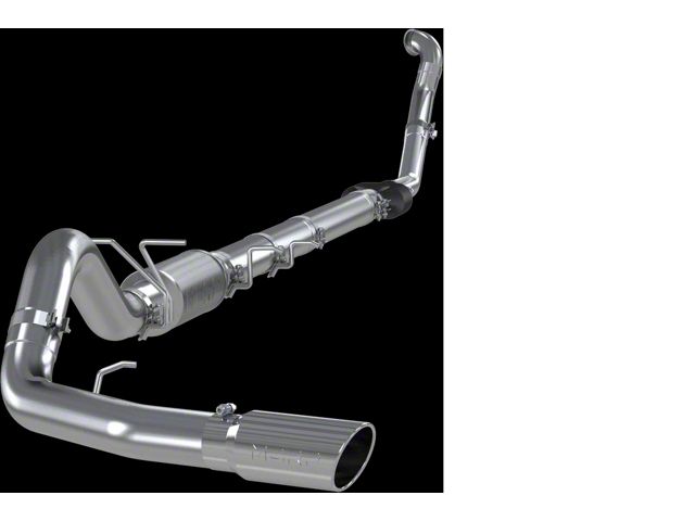 MBRP Armor Plus Single Exhaust System with Polished Tip; Side Exit (94-96 7.3L Powerstroke F-250/F-350 w/ Automatic Transmission)