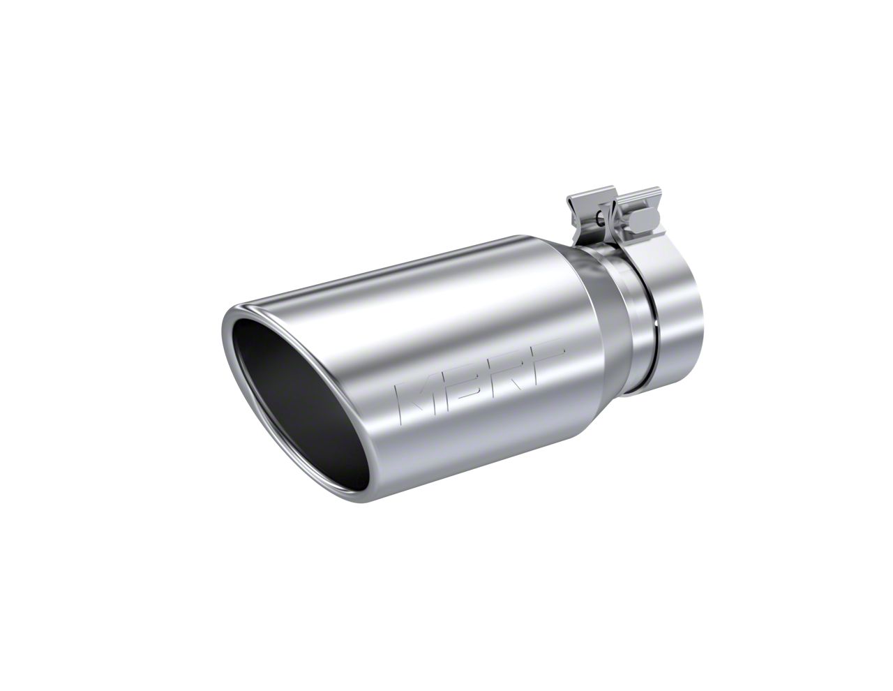 MBRP Ecklers Angled Cut Rolled End Exhaust Tip; 4.50-Inch