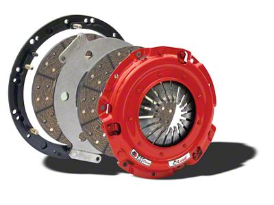 McLeod RST Twin Disc 800HP Organic Clutch Kit for Small Diameter Flywheels Only; 10-Spline (57-61 283 V8 Corvette C1)