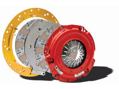 McLeod RXT Twin Disc 1000HP Ceramic Clutch Kit for Flat Flywheels Only; 10-Spline (99-00 5.7L C2500, C3500, K2500, K3500)