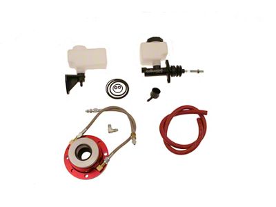 McLeod 1300 Series Hydraulic Throwout Bearing with Master Cylinder; Adjustable Piston (64-74 Corvette C2 & C3 w/ Muncie M20, M21 or M22 Transmission)