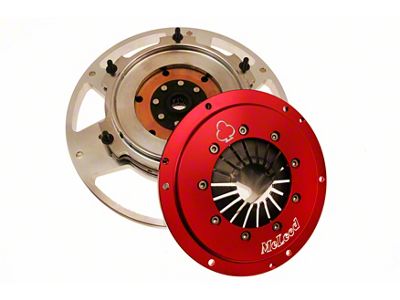 McLeod Mag Force Racing Double Disc Sintered Iron Clutch Kit with 153-Tooth Aluminum Flywheel; Pin Drive; 10-Spline (57-85 Corvette C1, C2, C3 & C4)