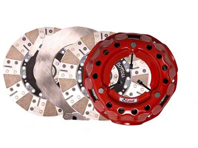 McLeod SFT 2000 Ceramic Clutch Kit with 168-Tooth Aluminum Flywheel; 26-Spline (57-85 Corvette C1, C2, C3 & C4)