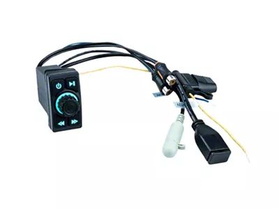 Memphis Audio Panel Mount Bluetooth Remote with USB Charging