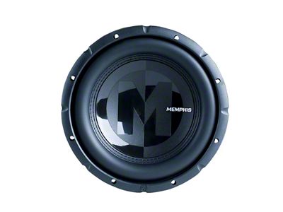 Memphis Audio PRX 10-Inch Subwoofer; Selectable 1/2/4 ohm (Universal; Some Adaptation May Be Required)