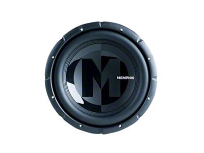 Memphis Audio PRX 12-Inch Subwoofer; Selectable 1/2/4 ohm (Universal; Some Adaptation May Be Required)