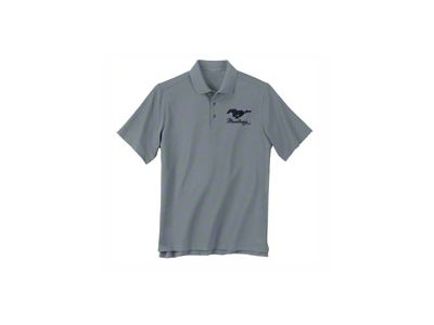 Men's Grey Ford Mustang Polo