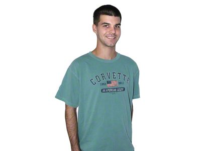 Men's Legend T-Shirt 1953-2017, Washed Teal Blue