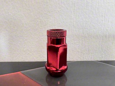 MFlow Racing Red Extended Lug Nut Set with Key; M12x1.5 (82-02 Firebird)