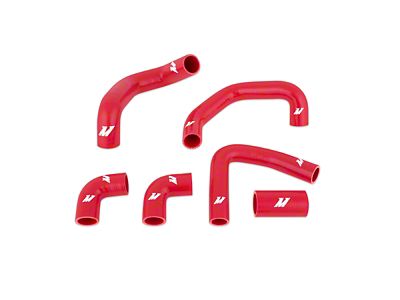 Mishimoto Silicone Hose Kit; Red (90-95 Corvette C4 ZR1)