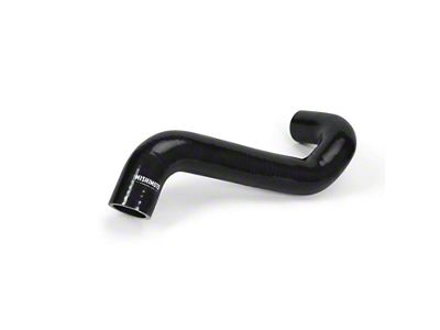 Mishimoto Silicone Upper Radiator Hose; Black (69-70 351 V8 Mustang)