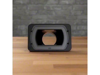 4x6-Inch Billet Air Intake; Black (Universal; Some Adaptation May Be Required)