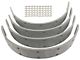 Model A Ford AA Truck Service Brake Lining Set - Molded - With Rivets - 1/4 X 2-3/8 X 86