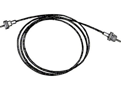 Model A Ford AA Truck Speedometer Cable & Housing - 85 - For Round Speedometer