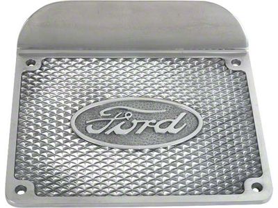 Model A Ford Aluminum Step Plates With Oval Ford Script